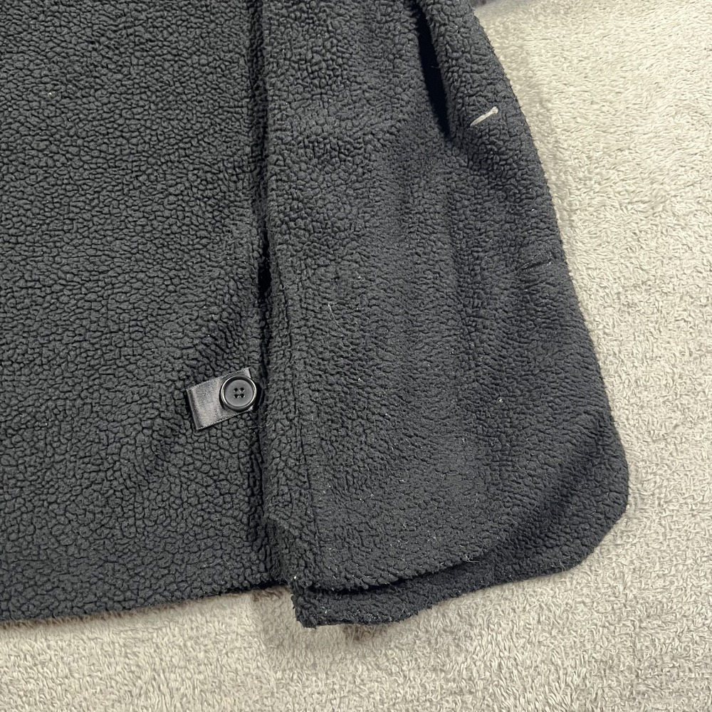 John Varvatos Waffle Knit Chore Jacket Mens Large Fleece Linner Elbow Patches - Picture 9 of 14